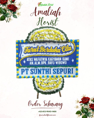 Papan Bunga Duka di Binjai Kota