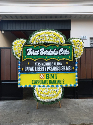 Papan Bunga Duka di Binjai Kota