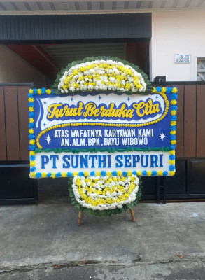 Papan Bunga Duka di Binjai Kota