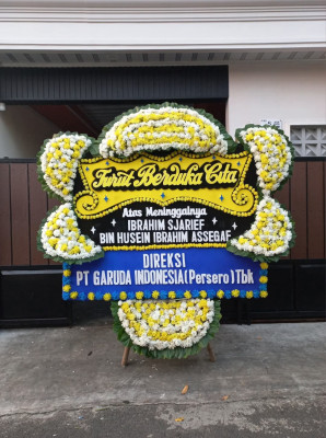 Papan Bunga Duka di Binjai Kota
