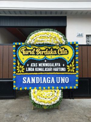 Papan Bunga Duka di Binjai Kota
